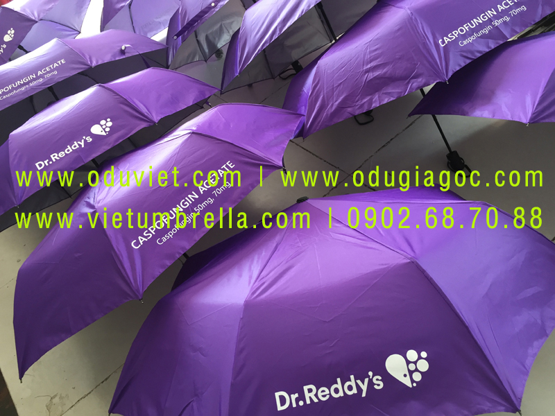 xưởng sản xuất ô dù cầm tay in logo quảng cáo